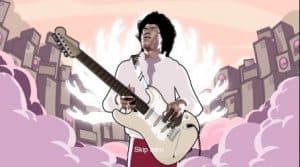 Jimi Hemdrix Slots - Machine a sous musicale