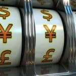 symbole Yen sur machine a sous au casino japon