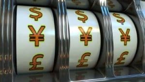 symbole Yen sur machine a sous au casino japon