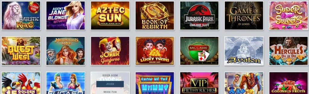 ludotheque de jeux du casino en ligne white lion