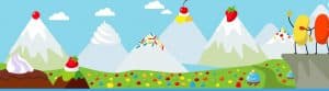 montagne de bonbons sur Jelly Bean