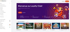 Capture d'ecran bitcasino.io