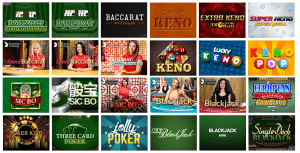 logiciels de jeux evolve casino