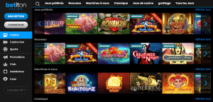 Ludotheque de jeux sur Betiton