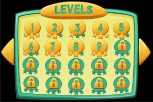 differents niveaux de jeux de casino