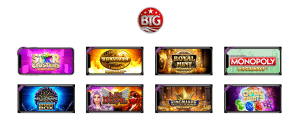 logo BTG avec ses machines a sous Megaways