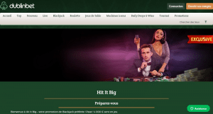 Hit It Big Promo Blackjack sur Dublinbet