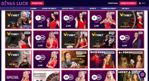 interface lotto divas luck