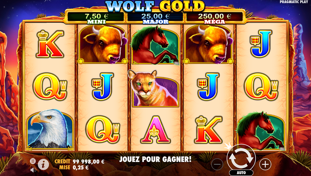 Wolf Gold symboles