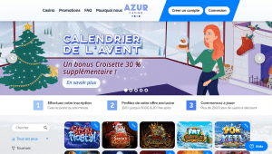 Calendrier de L’Avent Azur casino