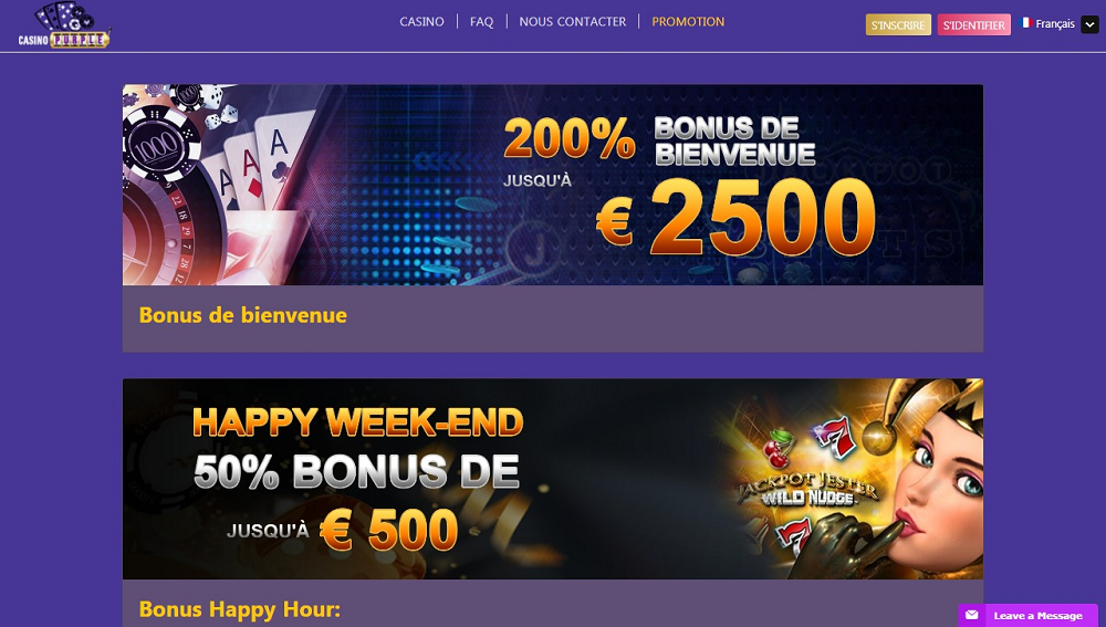 Casino Purple bonus