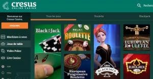 cresus Top casinos en ligne 2022