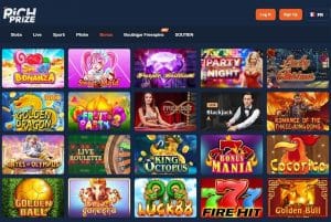 ludotheque RichPrize Casino 2022