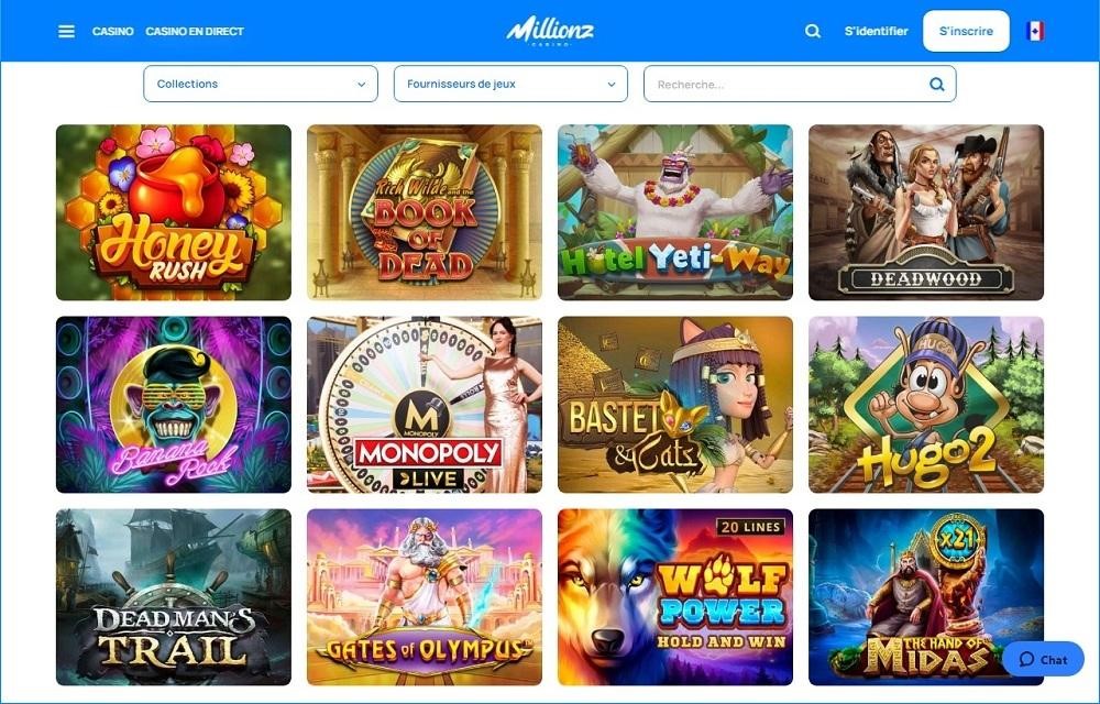 jeux Millionz Casino