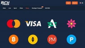 RichPrize Casino mode de paiement
