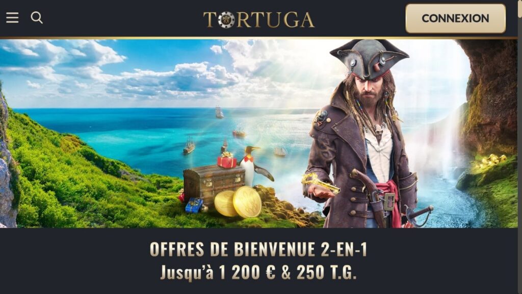 offres de Bienvenue tortuga