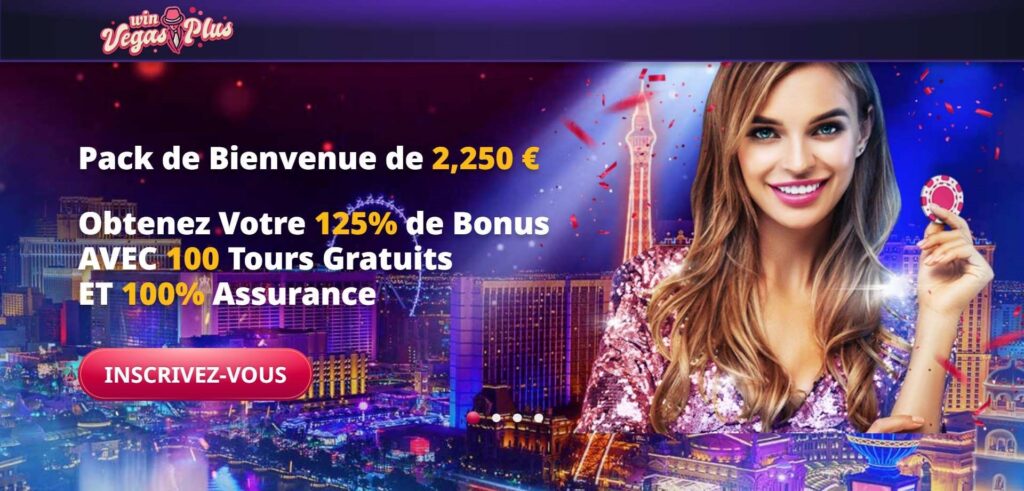 Vegas Plus casino accueil