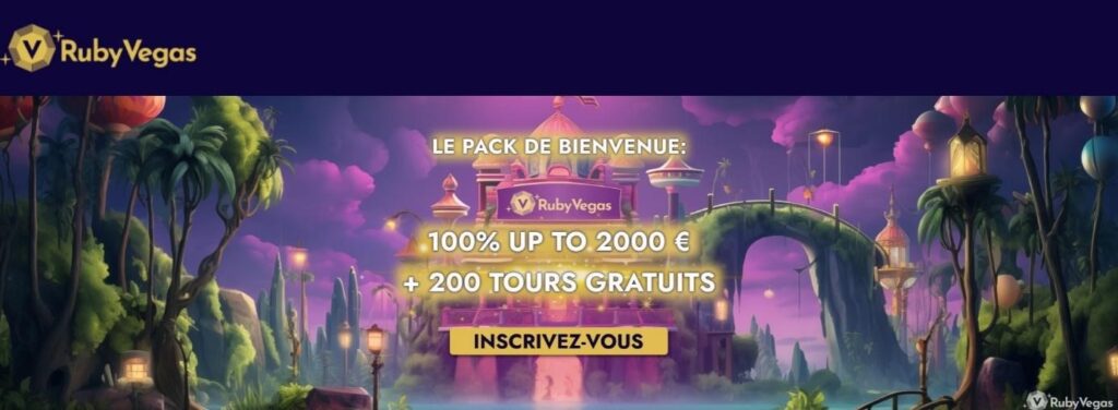 Pack de Bienvenue ruby vegas