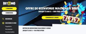 bonus bienvenue betzino