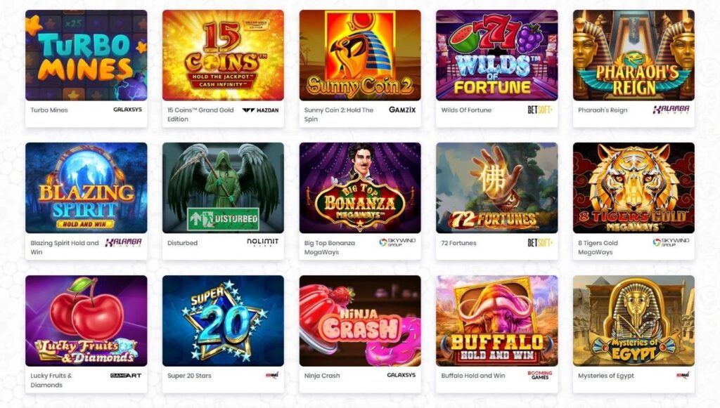 Les slots populaires sur Madnix