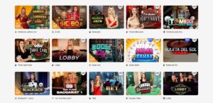 Jeux en direct slottica