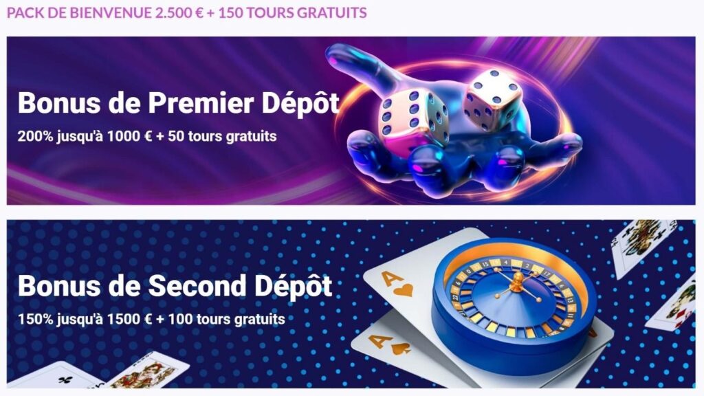 bonus de depot Europe Fortune