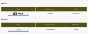 méthodes de paiement royal vincit