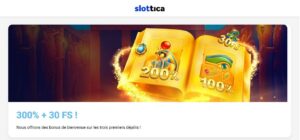 Bonus de Bienvenue de slottica