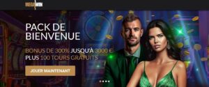 Mega Win accueil