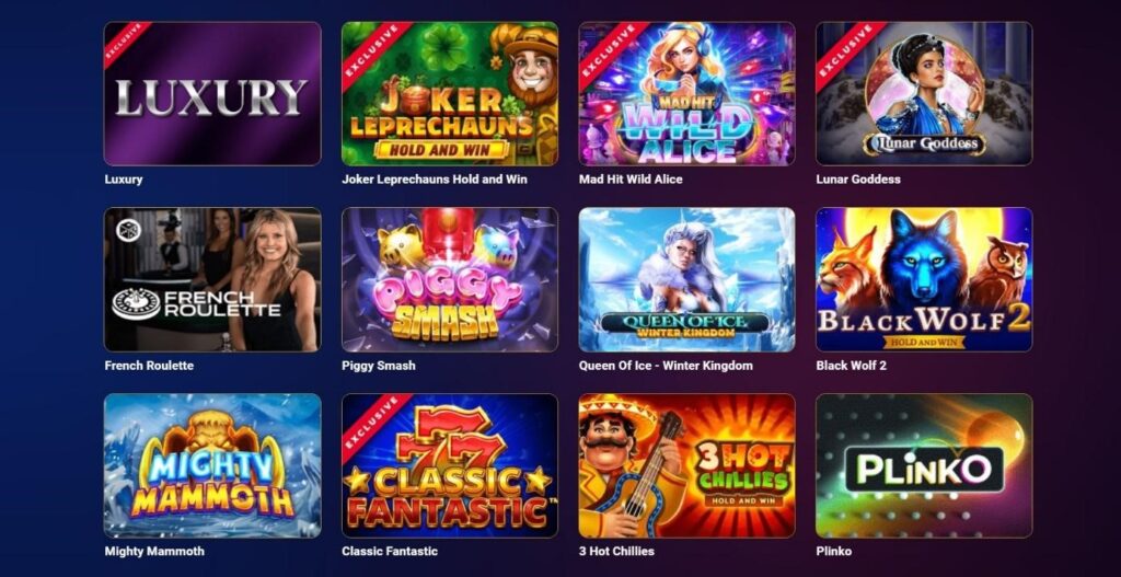 Les meilleures machines à sous 2024 sur Play Regal