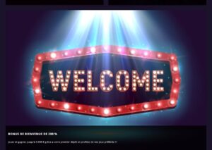 Bonus de bienvenue 200% bet24star