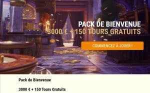 Pack de bienvenue Julius Casino