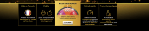 roue des bonus sur BonRush