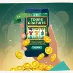 Illustration d'un bonus de casino sans dépôt sur smartphone