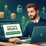 Joueur consultant ses gains et préparant un retrait sur un casino en ligne