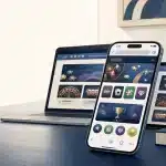 Illustration d’un accès à un casino en ligne depuis un navigateur mobile en France