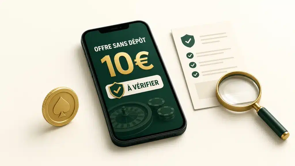 Casino avec 10 € offert sans dépôt : guide France 2026