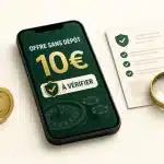 Illustration d’une offre de casino de 10 euros sans dépôt à vérifier