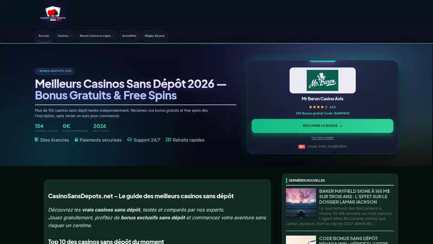 CasinoSansDepots.net