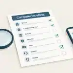 Éléments d’un comparatif d’offres sans dépôt